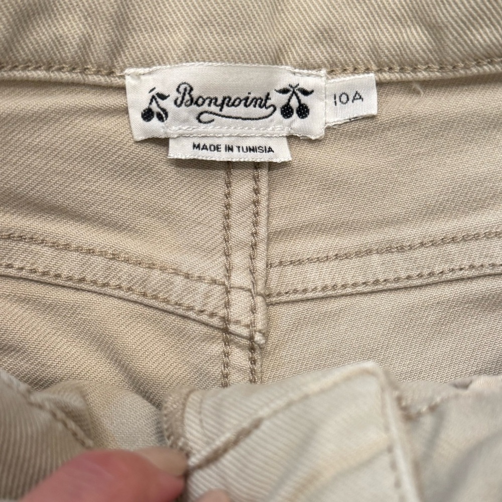 Bonpoint Boy’s Khaki Pants Chino Denim Dress Bottoms - Picture 4 of 7